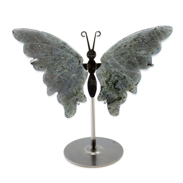 Labradorite Butterfly on Stand - Image 2