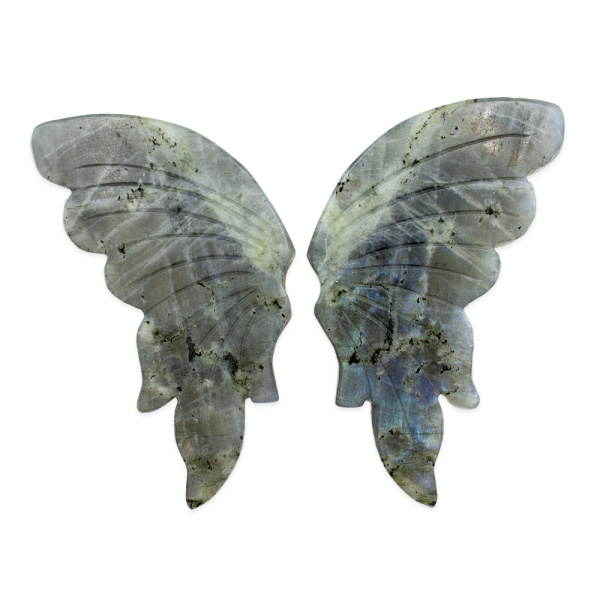 Labradorite Butterfly on Stand - Image 3