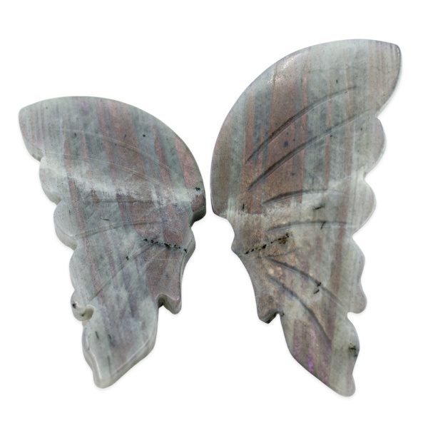 Labradorite Butterfly on Stand - Image 3