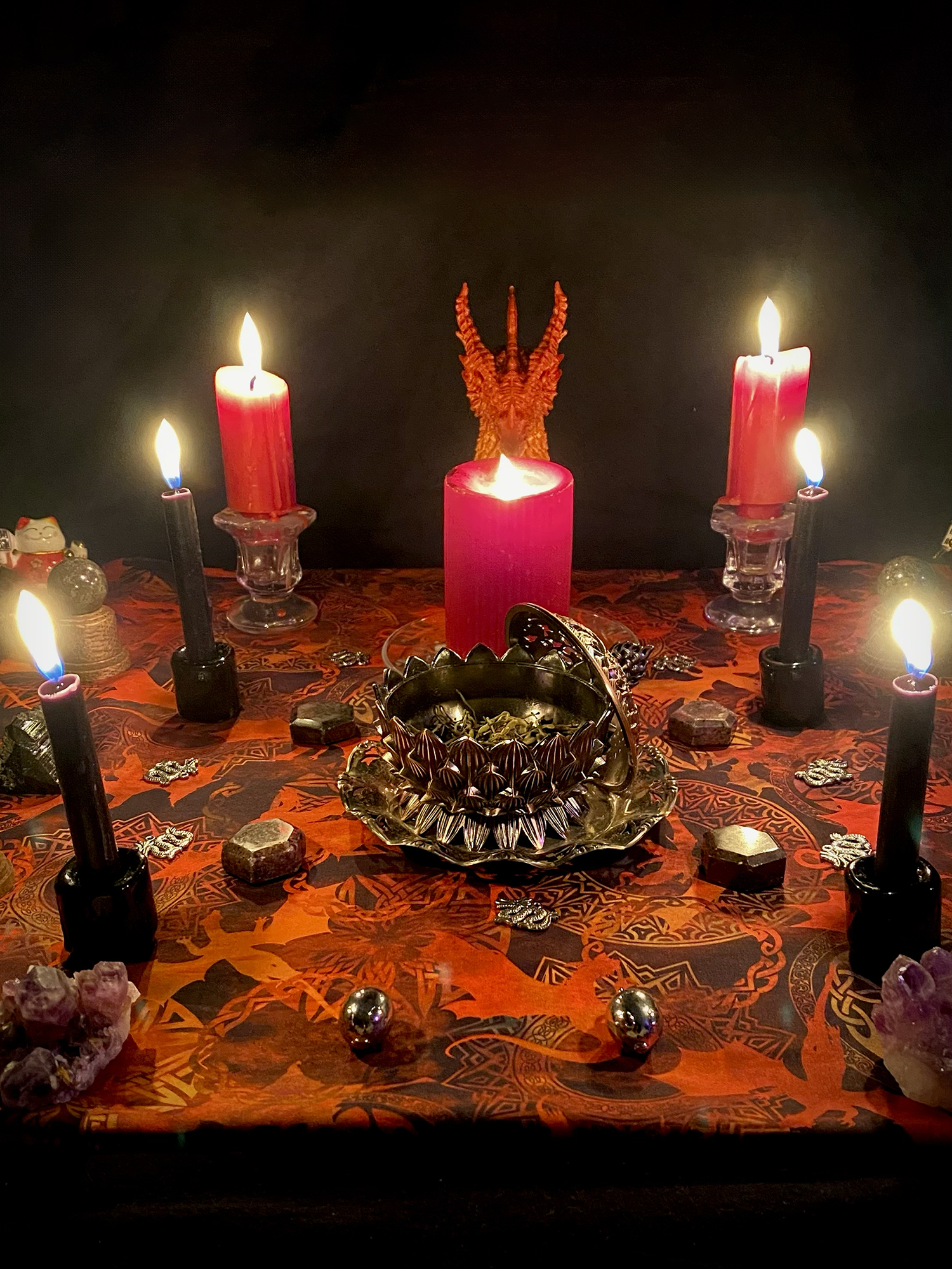 Red Dragon Luck Super Moon Ceremony - Gather the luck of the Red Dragon and the magic of the Cosmos for good health and prosperity - Image 3