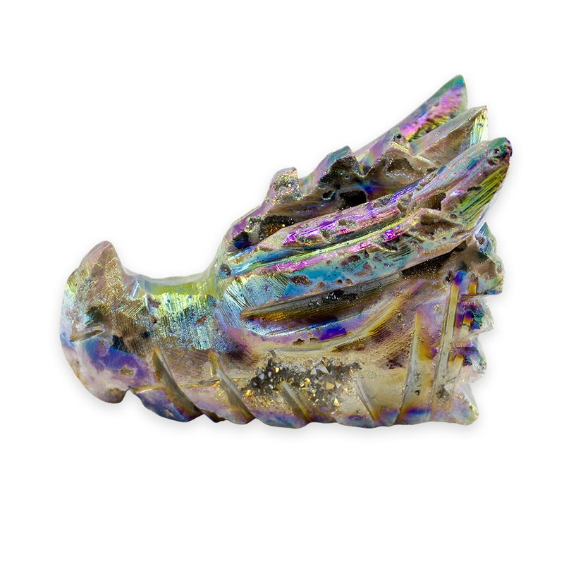 Sphalerite Aura Dragon Head Crystal - Image 4