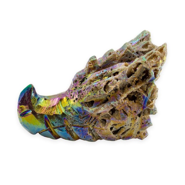 Sphalerite Aura Dragon Head Crystal - Image 4