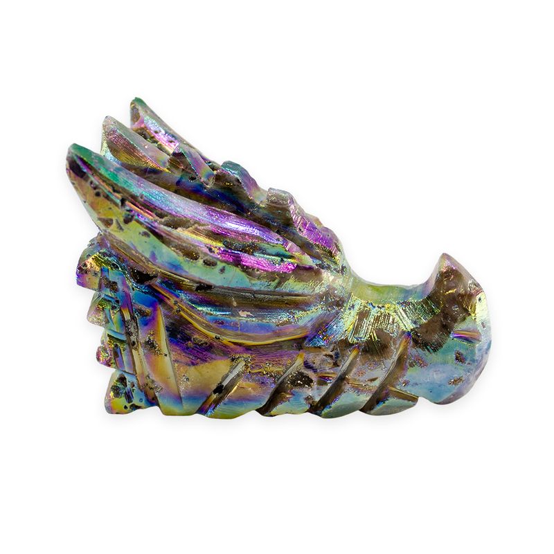 Sphalerite Aura Dragon Head Crystal - Image 2