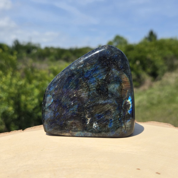 SWAN Comet–Charged Labradorite Polished Freeform - Limited Edition • Once-in-a-Million-Years Infusion - Image 2