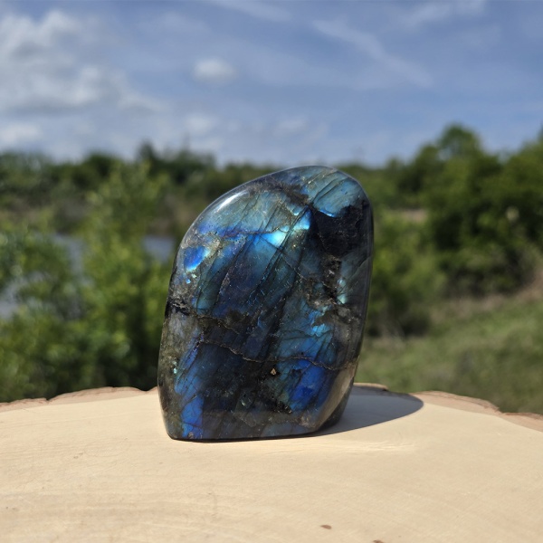 SWAN Comet–Charged Labradorite Polished Freeform - Limited Edition • Once-in-a-Million-Years Infusion - Image 2