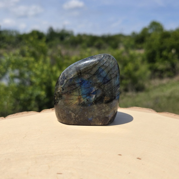 SWAN Comet–Charged Labradorite Polished Freeform - Limited Edition • Once-in-a-Million-Years Infusion - Image 2