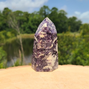 Lepidolite Point