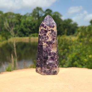 Lepidolite Point