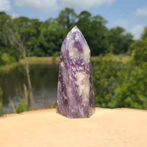 Lepidolite Point