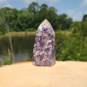 Lepidolite Point