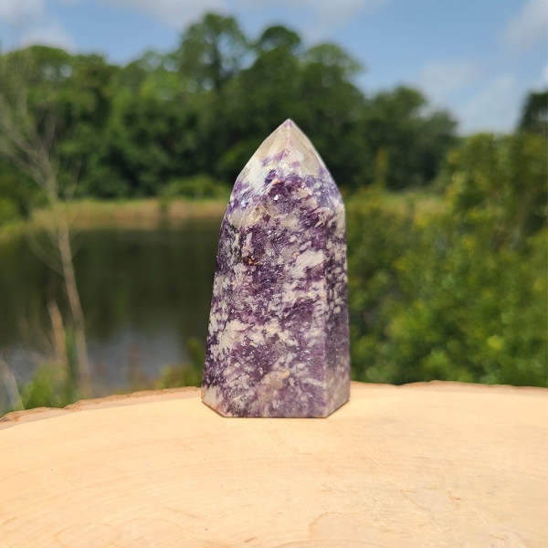 Lepidolite Point