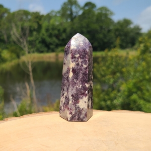 Lepidolite Point