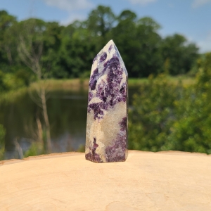 Lepidolite Point