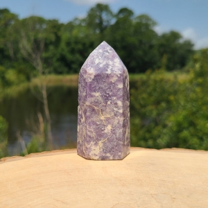 Lepidolite Point