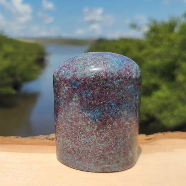 Ruby, Zoisite, Blue Kyanite Display Piece