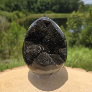 Septarian Druzy Egg