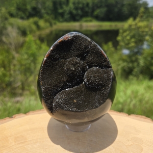 Septarian Druzy Egg