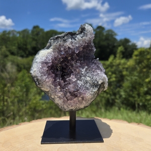 Amethyst Druzy on Stand
