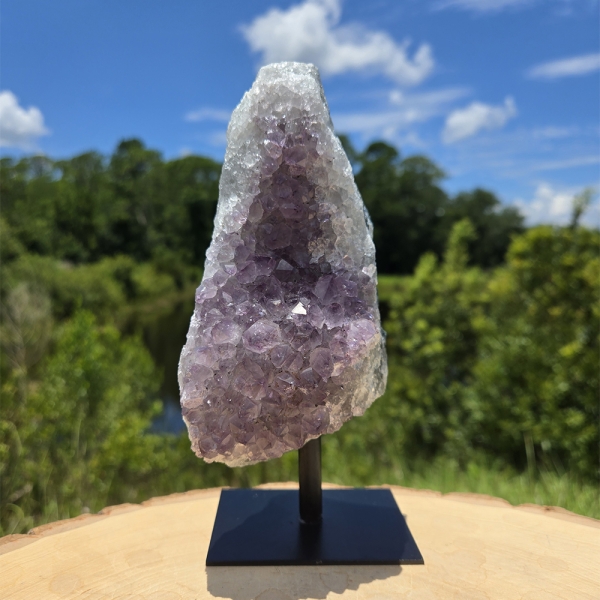 Amethyst Druzy on Stand