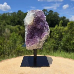 Amethyst Druzy on Stand
