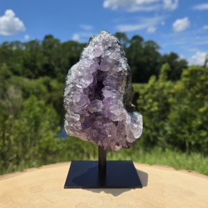 Amethyst Druzy on Stand