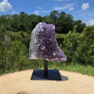 Amethyst Druzy on Stand