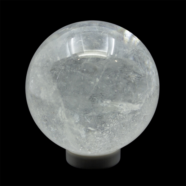 Clear Quartz Sphere with Rainbow - Image 3