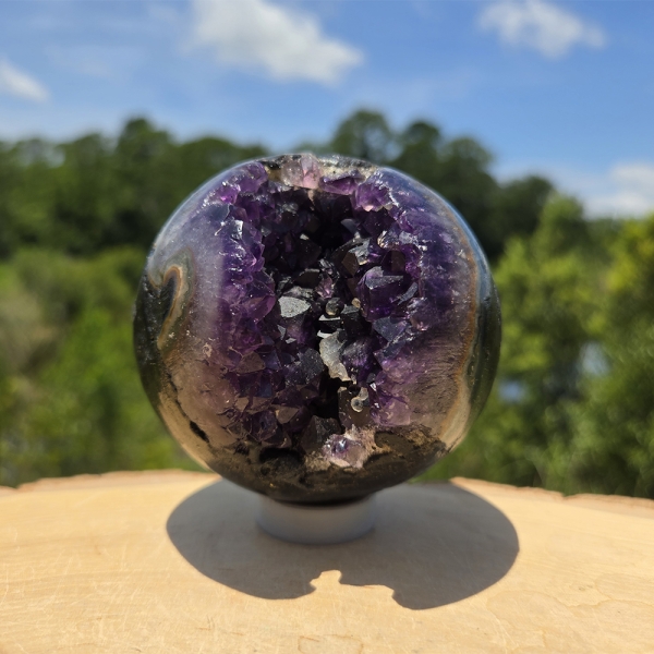 Amethyst Druzy Sphere