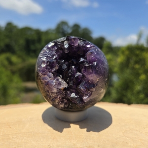 Amethyst Druzy Sphere