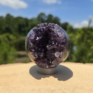 Amethyst Druzy Sphere