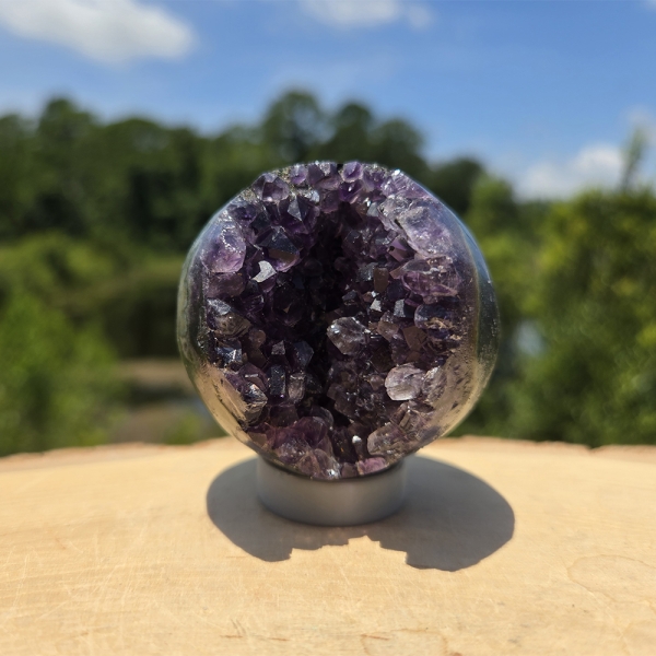 Amethyst Druzy Sphere