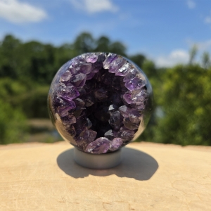 Amethyst Druzy Sphere