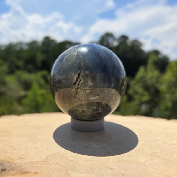Sunset Labradorite Sphere (58mm) - Image 2