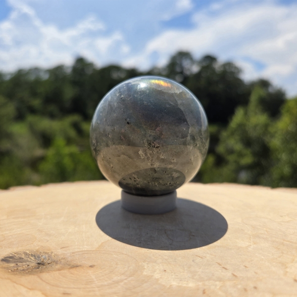 Sunset Labradorite Sphere (56mm) - Image 2