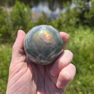 Sunset Labradorite Sphere (56mm)