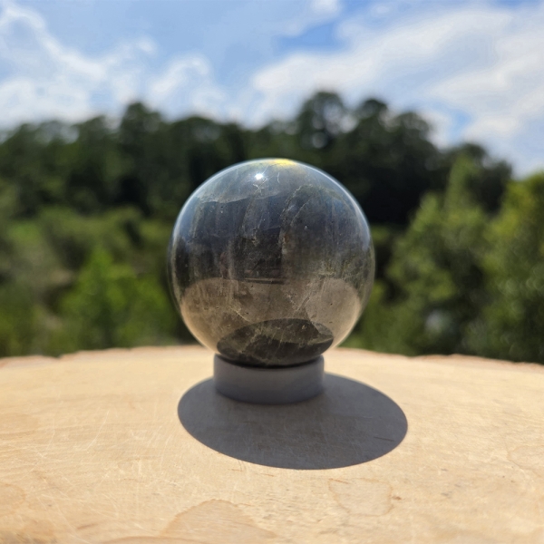 Sunset Labradorite Sphere (50mm) - Image 4
