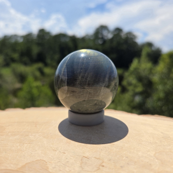 Sunset Labradorite Sphere (47mm) - Image 2