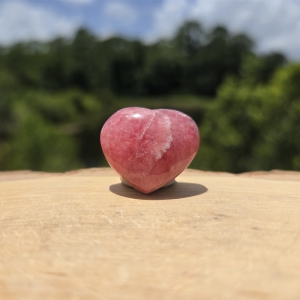 Rhodochrosite Heart