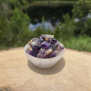 Natural Amethyst Point Set