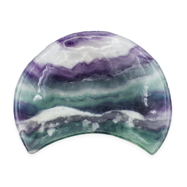 Rainbow Fluorite Moon Bowl - Image 3