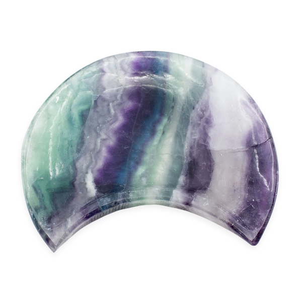 Rainbow Fluorite Moon Bowl - Image 3