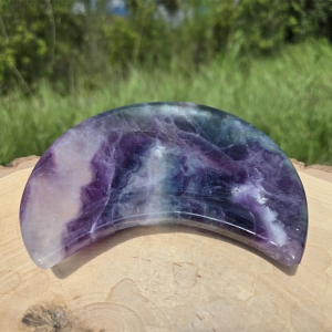 Rainbow Fluorite Moon Bowl