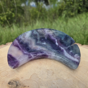 Rainbow Fluorite Moon Bowl
