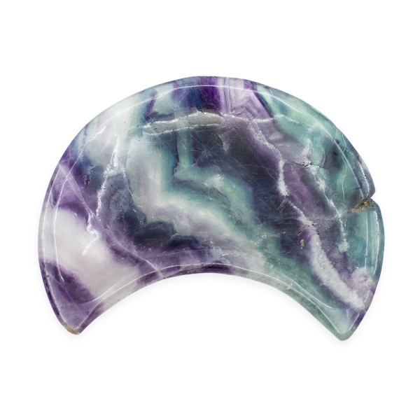 Rainbow Fluorite Moon Bowl - Image 2