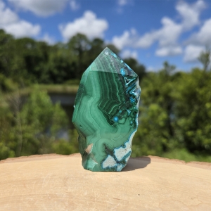 Malachite Chrysocolla Tower