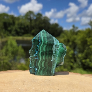 Malachite Chrysocolla Tower