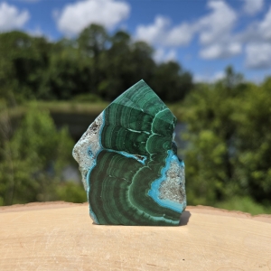 Malachite Chrysocolla Tower