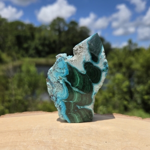 Malachite Chrysocolla Tower