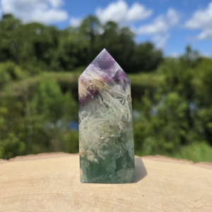 Feather Fluorite Tower