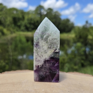 Feather Fluorite Tower